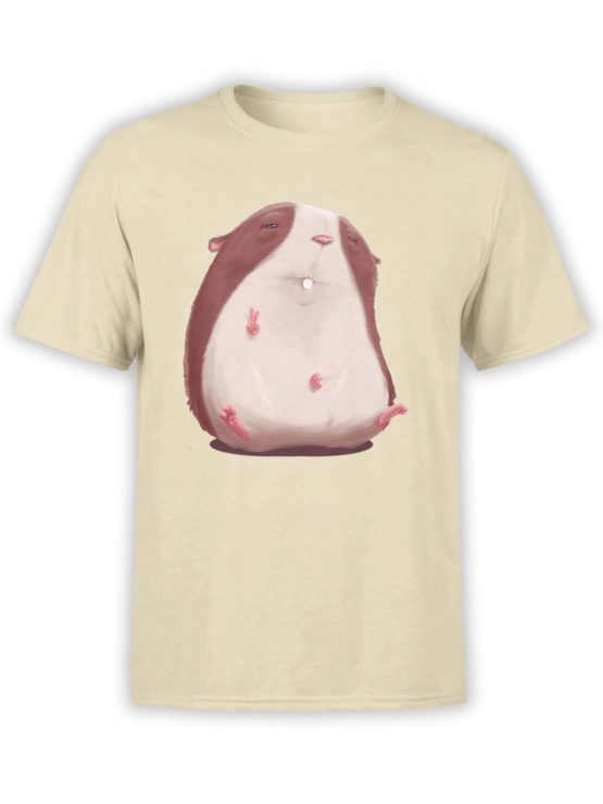 0197 Cute Shirt Hamster Front Natural