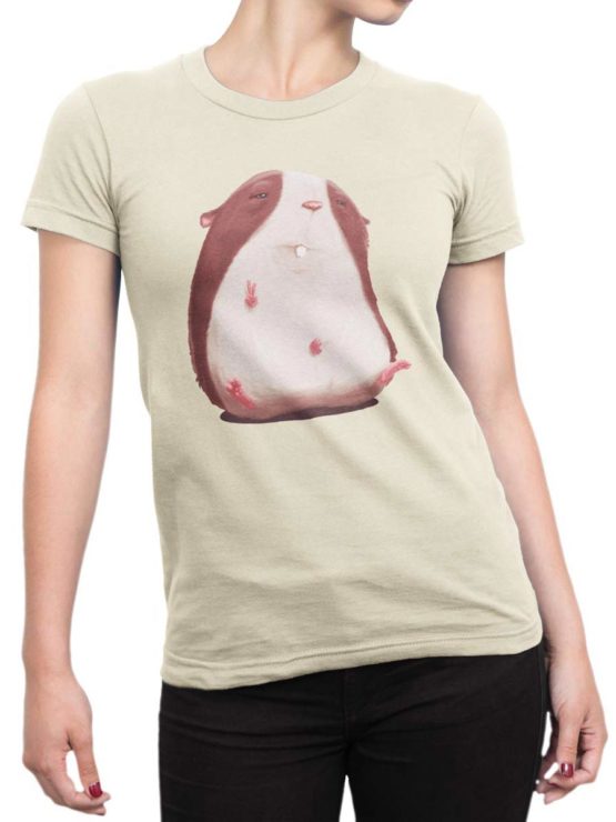 0197 Cute Shirt Hamster Front Woman