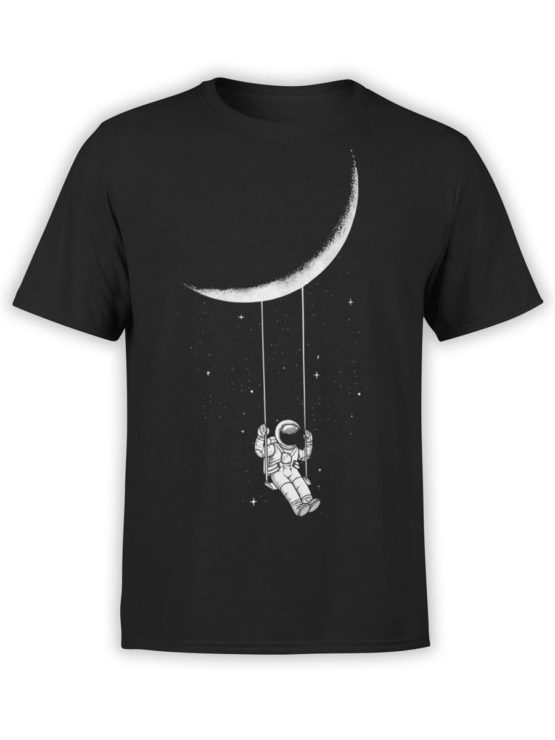 0354 NASA Shirt Realx Front Black