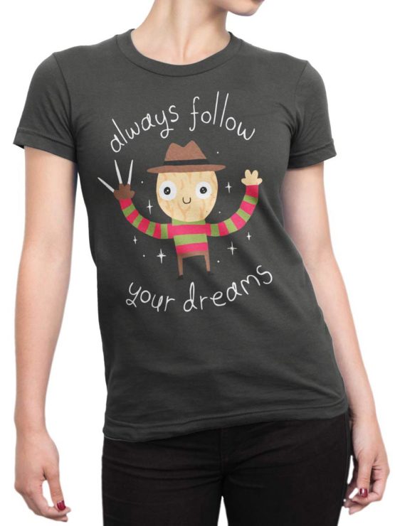 0452 Cute Shirt Dreams Front Woman