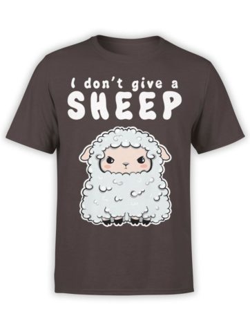 0570 Cute Shirt Give a Sheep Front