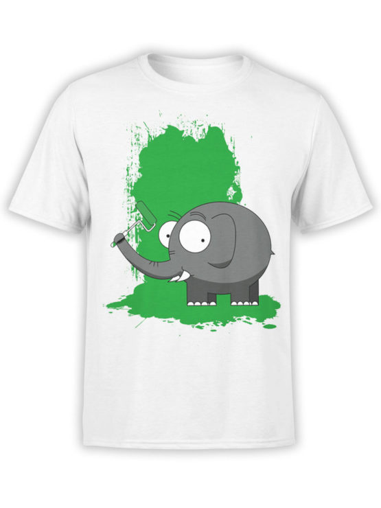 0611 Elephant Shirt Paint Front