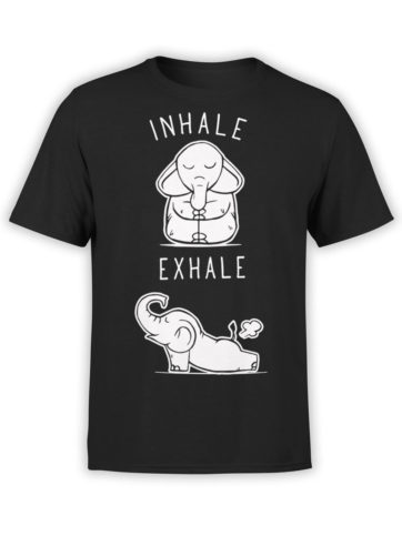 0659 Elephant Shirt Elephant Yoga Front