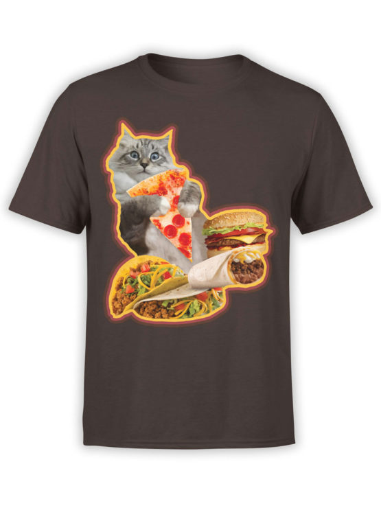0735 Cat Shirts Hungry Front