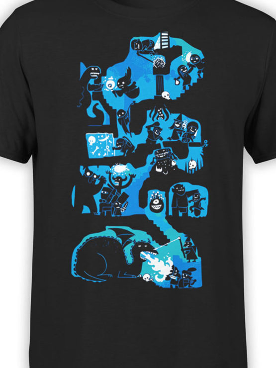 0977 Games T Shirts Dungeons And Dragons Front Color