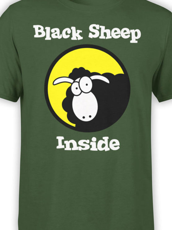 0979 Funny T Shirt Black Sheep Front Color