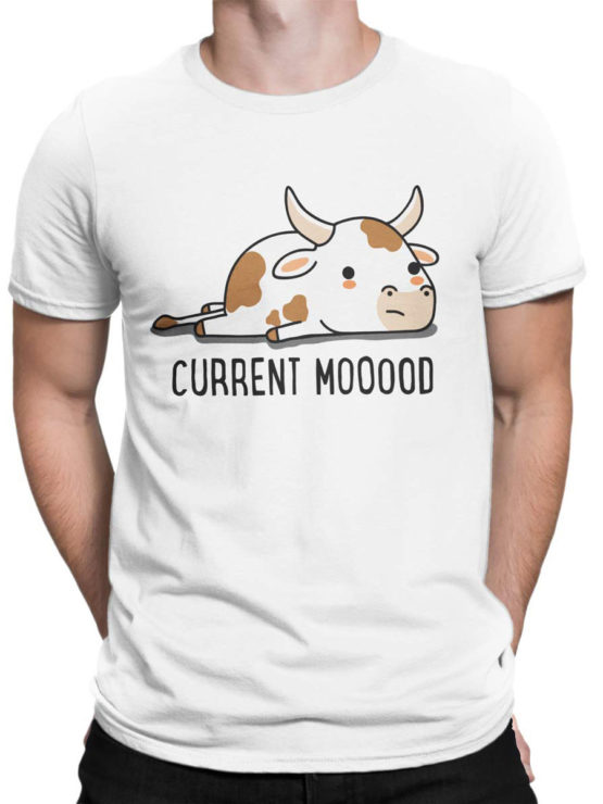 0982 Funny T Shirt Current Moood Front Man