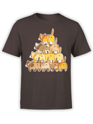 0983 Cat Shirts Butt Pyramid Front
