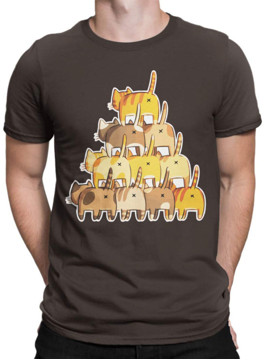0983 Cat Shirts Butt Pyramid Front Man